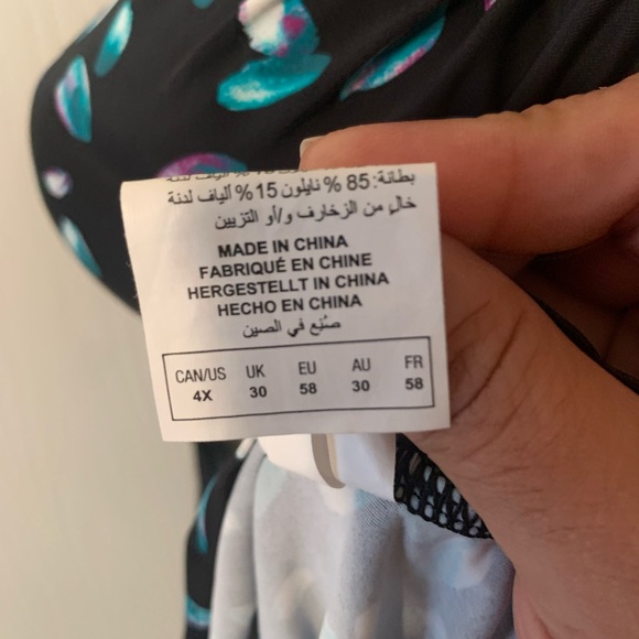 Plus size swim top - Picture 3 of 3